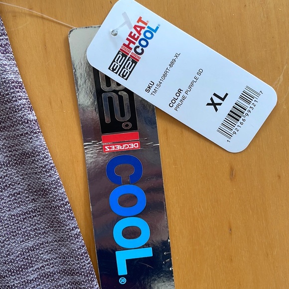 Maroon Polo Heather Purple/Red Burgundy Color Golf Sporty Athletic NWT Size XL - Picture 4 of 7